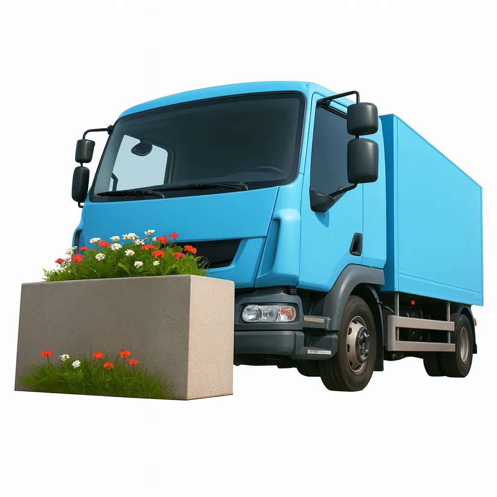 TerraGuard 900 surface-mount bollard system providing instant perimeter protection without groundworks – high-security vehicle barrier by fpgulf.com.